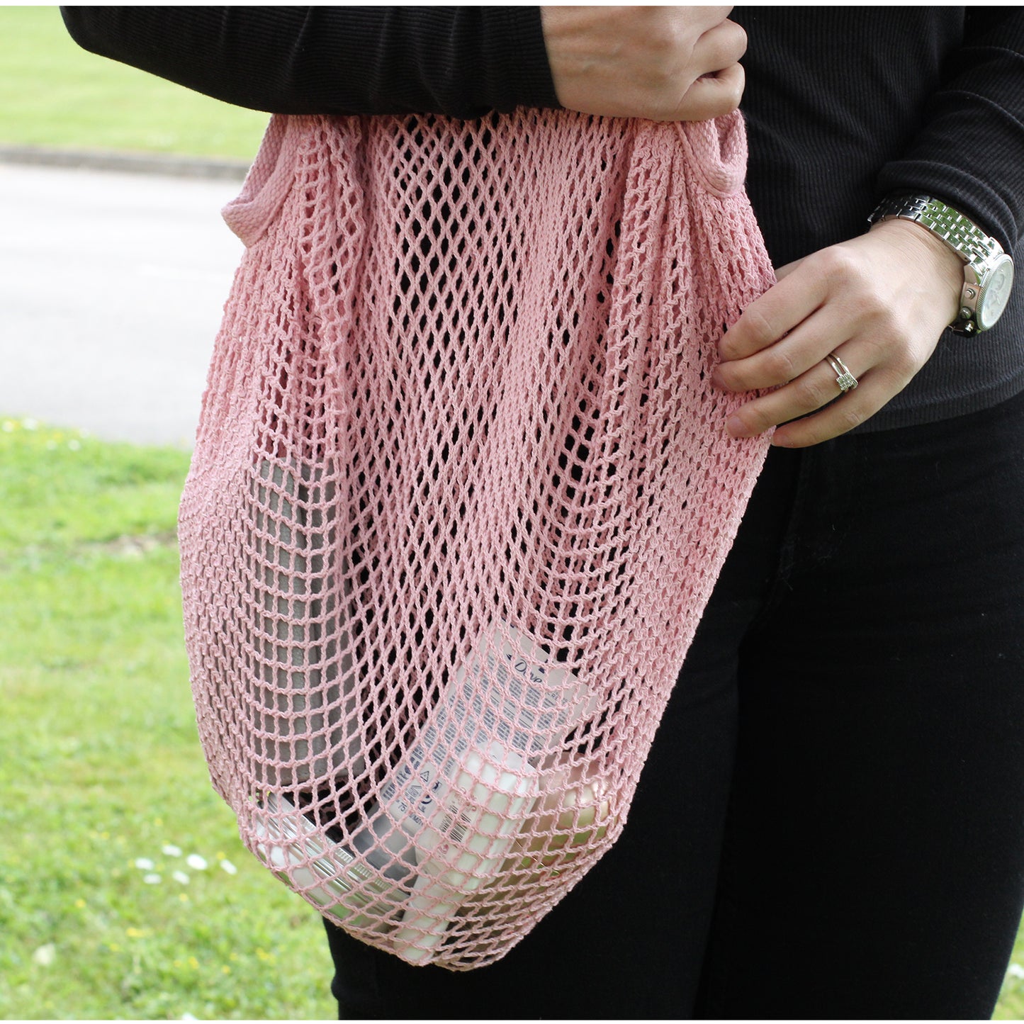 Pure Cotton Mesh Bag – Lightweight, Breathable, and Eco-Friendly