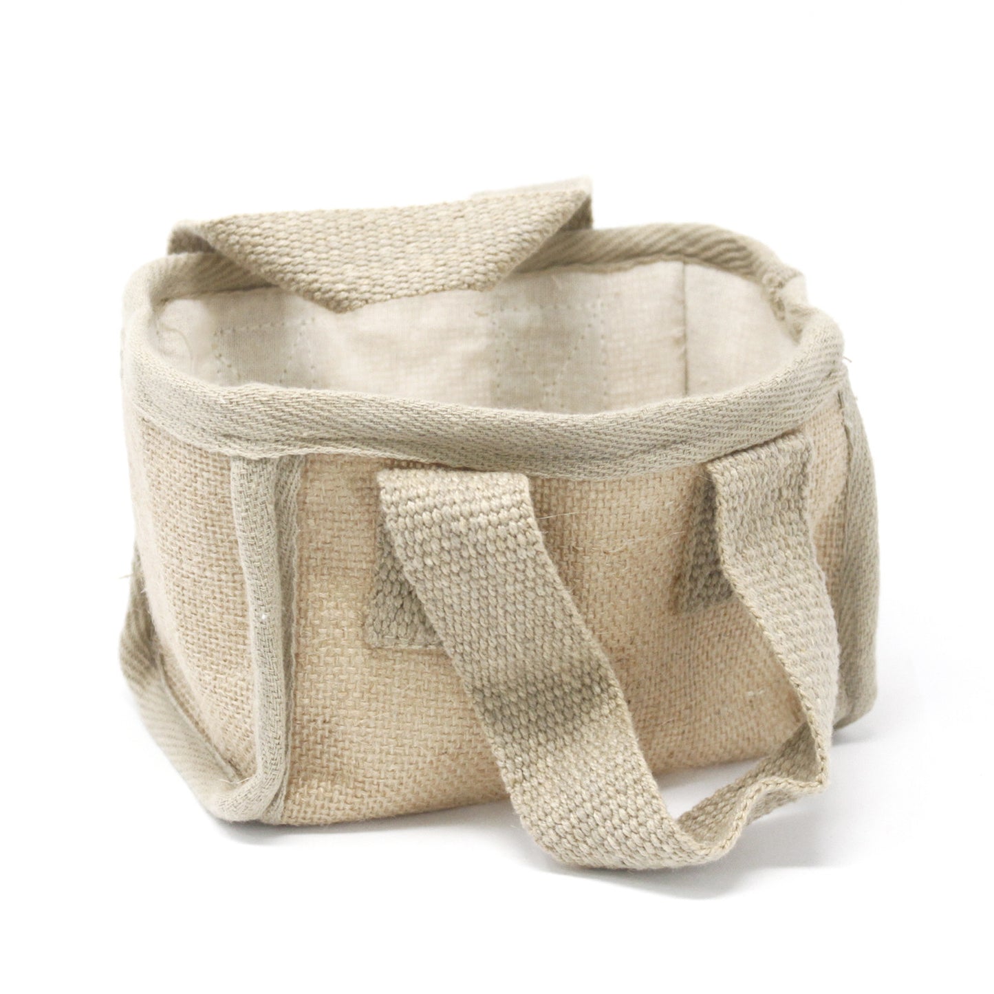 Mini Eco-Friendly Jute & Cotton Shopping Baskets – Stackable, Stylish, and Sustainable