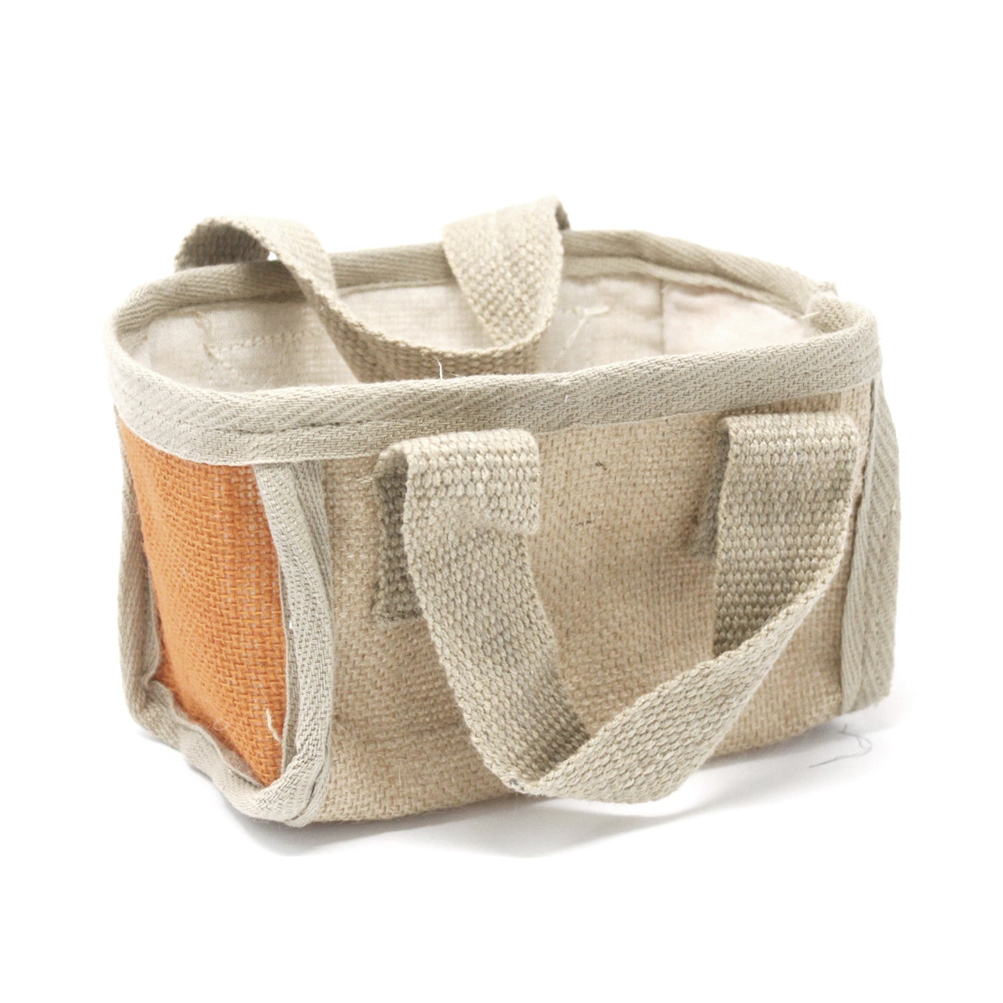 Mini Eco-Friendly Jute & Cotton Shopping Baskets – Stackable, Stylish, and Sustainable