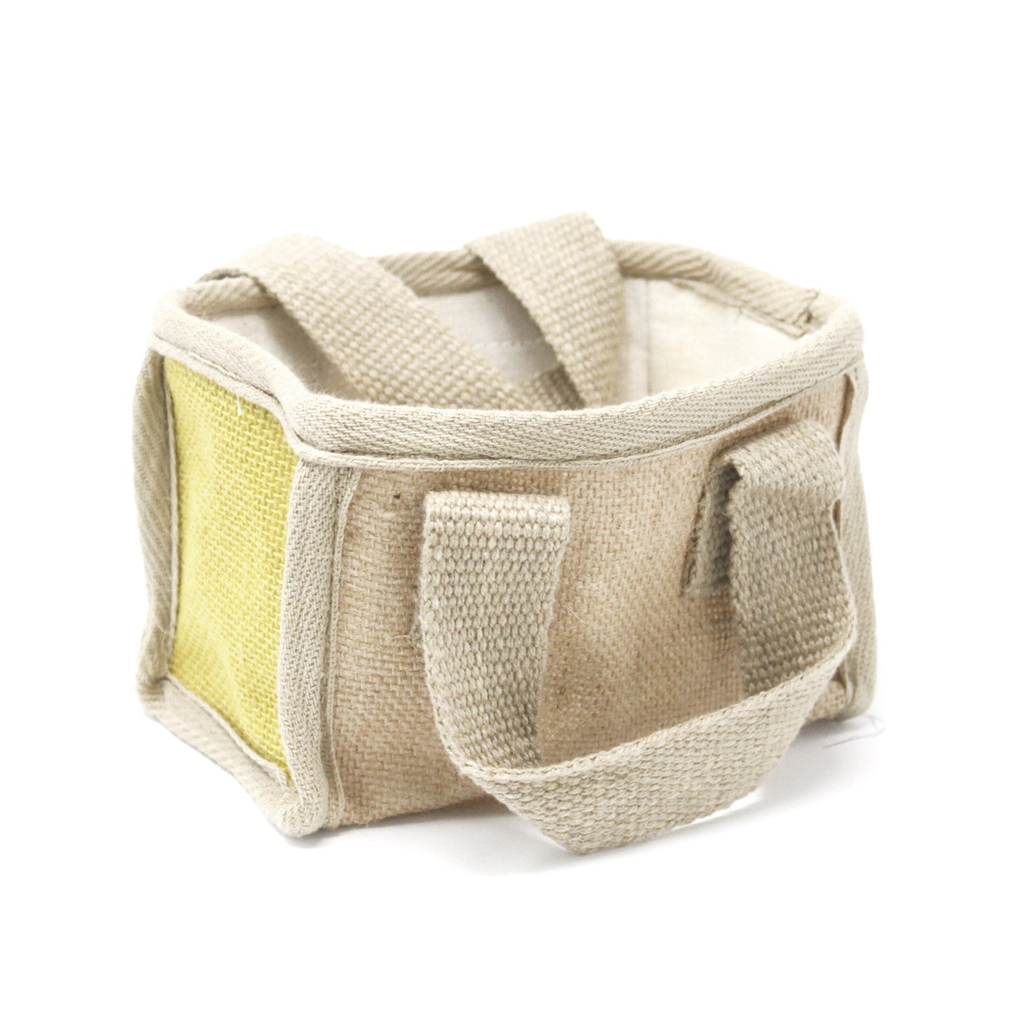 Mini Eco-Friendly Jute & Cotton Shopping Baskets – Stackable, Stylish, and Sustainable