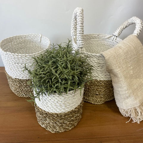 Seagrass Basket Set – Natural Style for Every Space