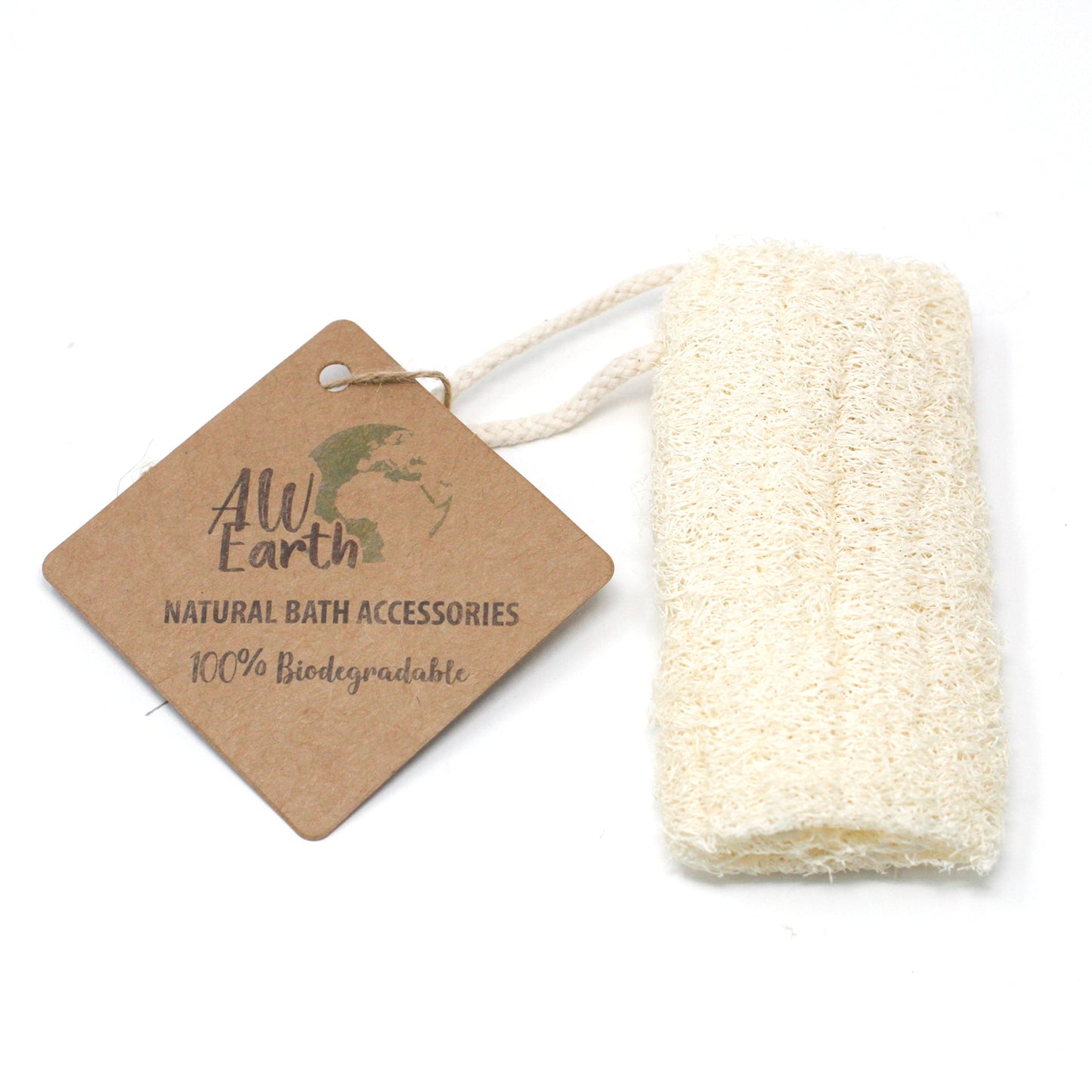 Natural Loofah Scrub on Rope – 5" (12.7 cm) – Eco-Friendly Exfoliation